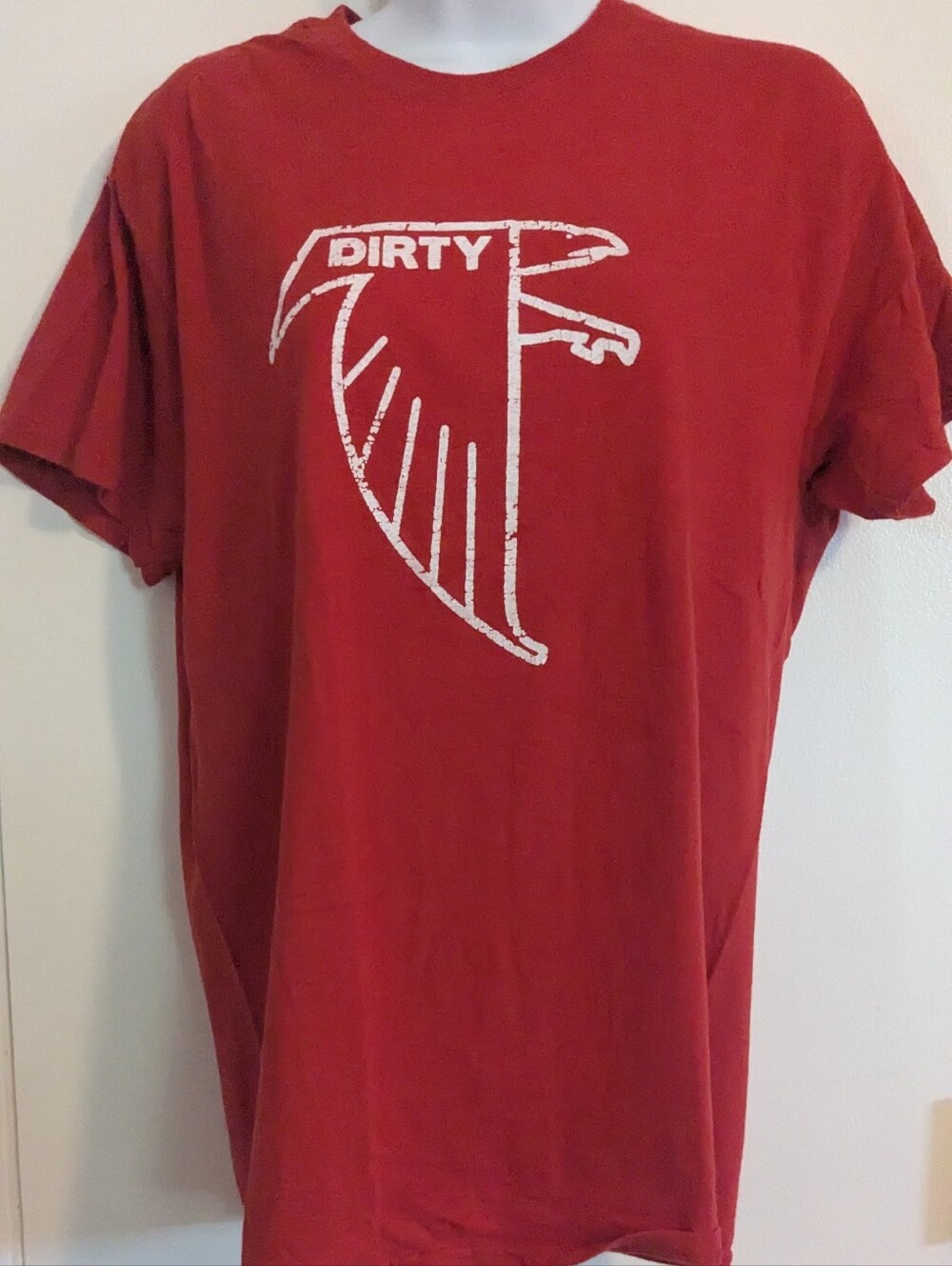 Dirty Bird NFL Atlanta Falcons Graphic T-Shirt Men's M Red